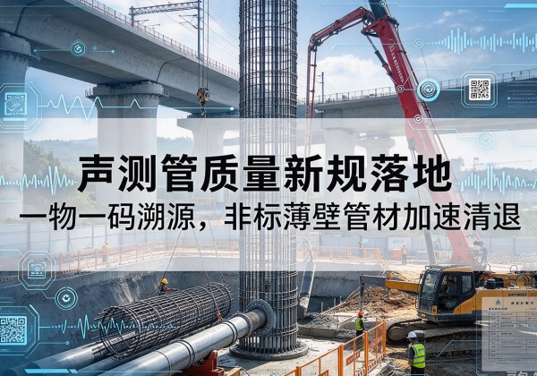 兴隆声测管质量新规落地，一物一码溯源，非标薄壁管材加速清退